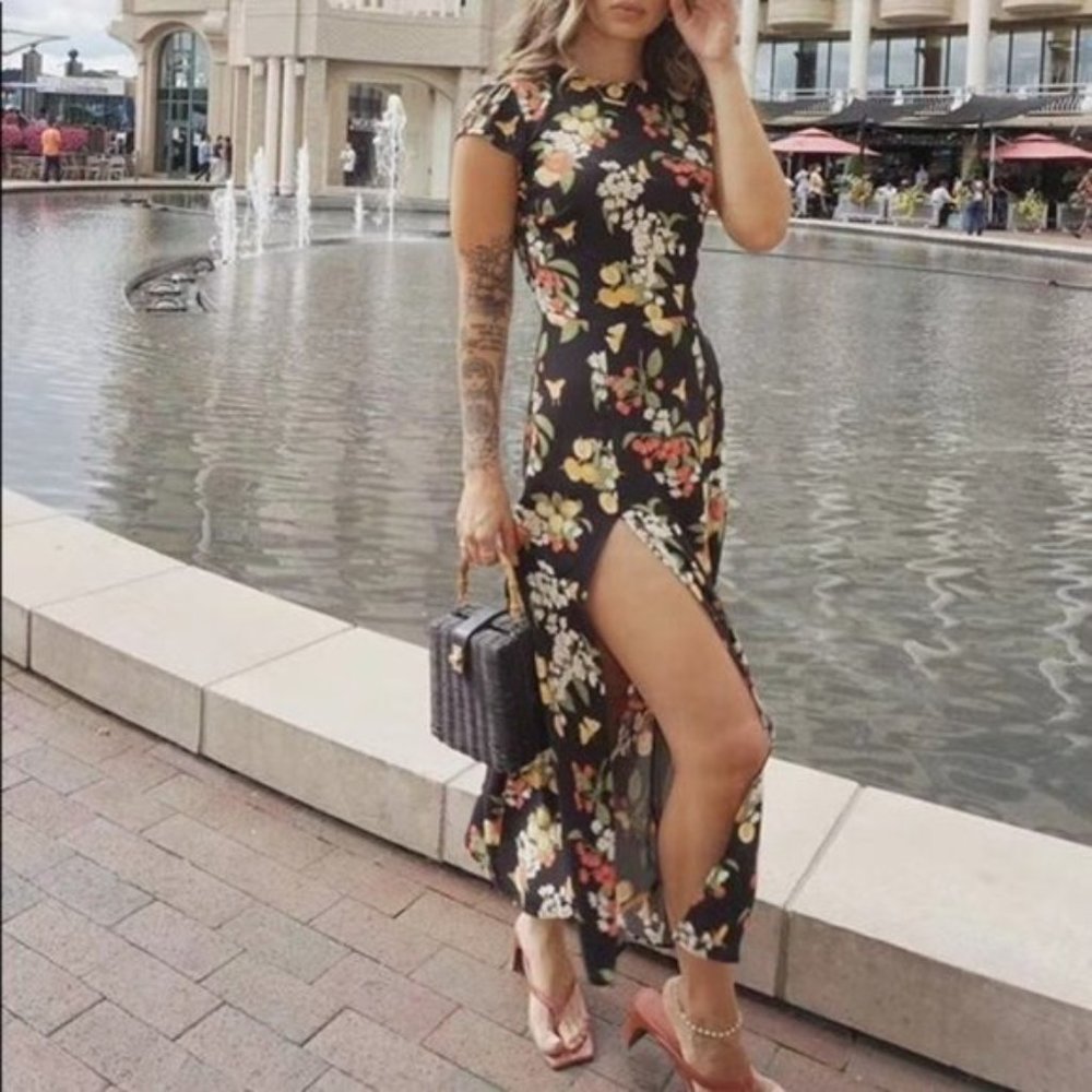 Reformation Gavin Midi Dress - Summer Soire